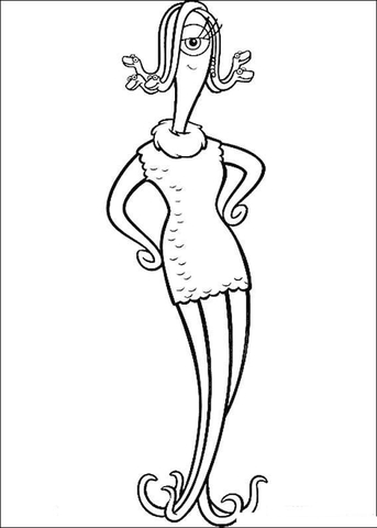 Celia Mae Coloring Page